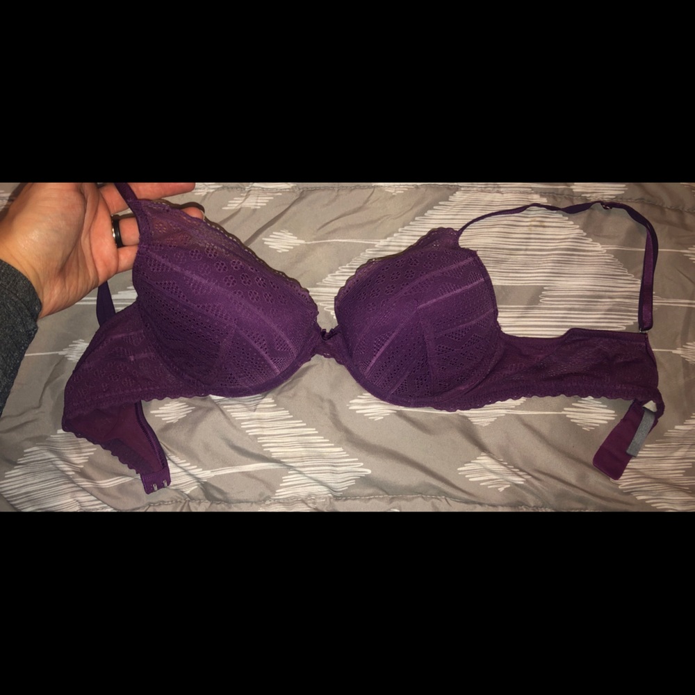 Purple Aerie push-up Bra